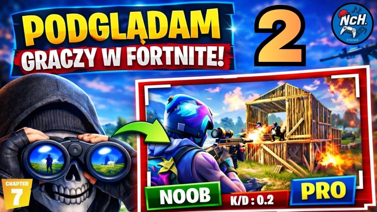 2🔥 Myślałem, że to ugrają!  👀 Podglądam graczy w Fortnite! 👀