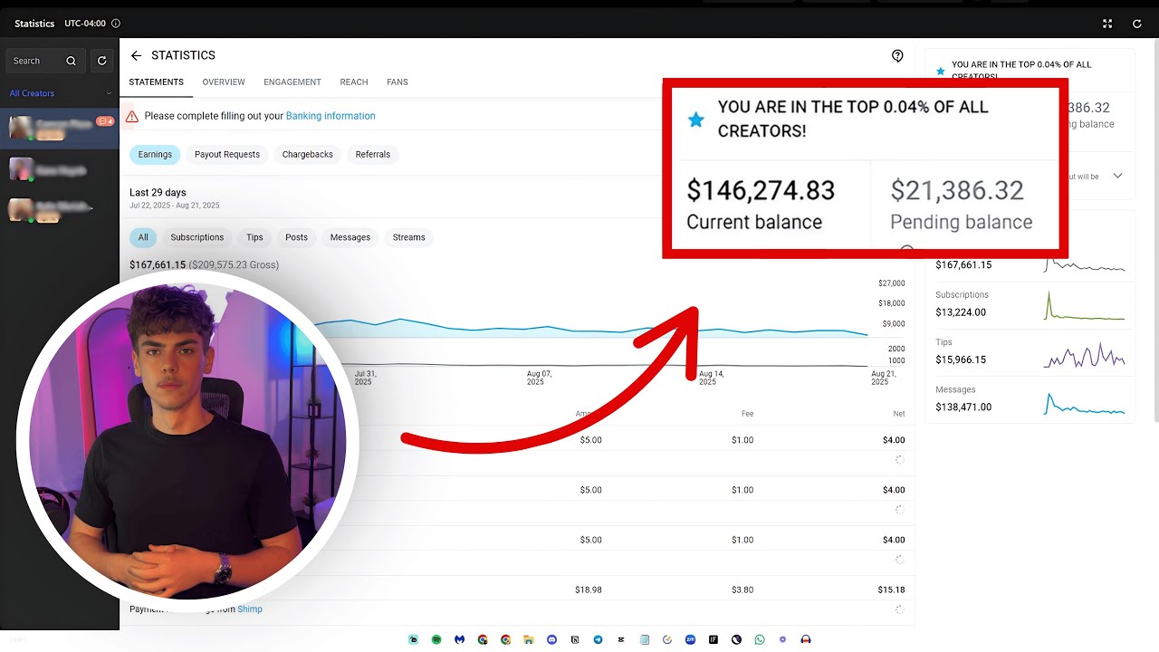 how my OFM agency made $100k in 21 days&hellip; (Proof)