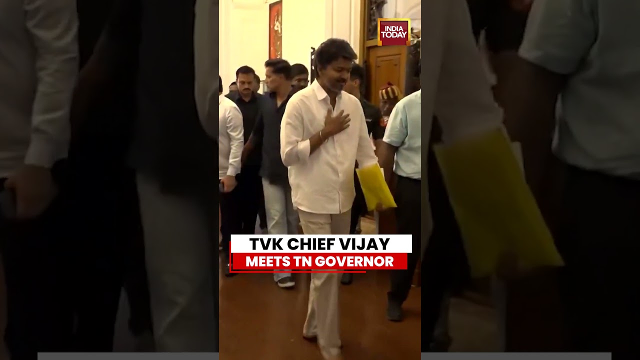 Breaking: TVK Chief Vijay Meets Tamil Nadu Governor Rajendra Arlekar At Lok Bhavan | Tamil Nadu CM