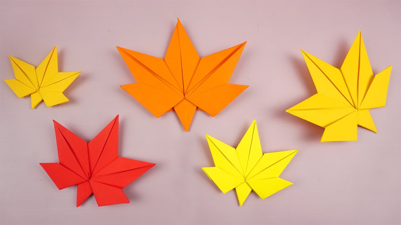 折り紙 もみじ 簡単 / もみじ 折り方 / 折り紙 秋