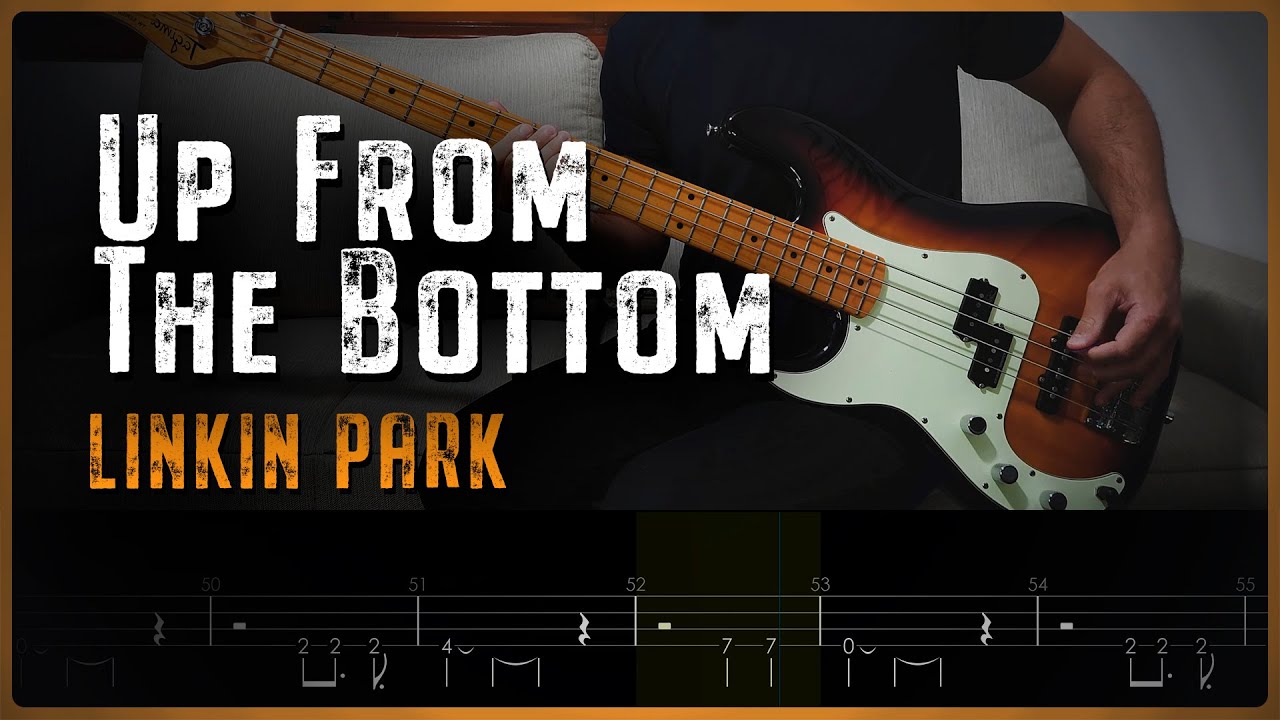 LINKIN PARK - Up From The Bottom | Bass Cover and Play Along Tabs