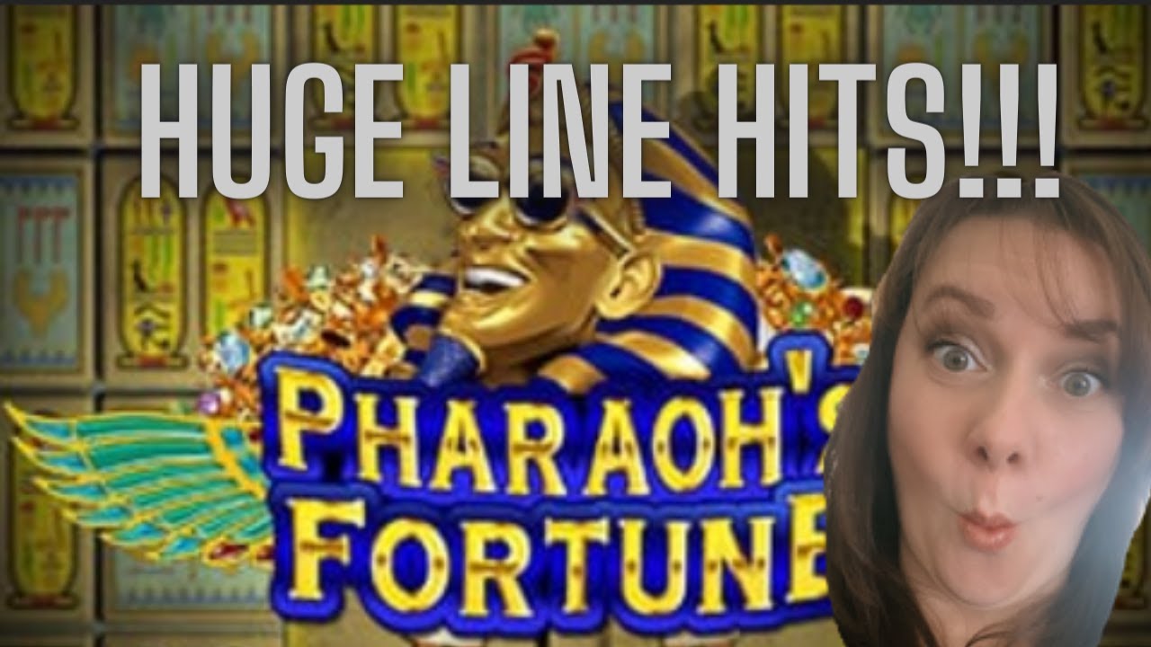 HUGE LINE HITS ON PHARAOH'S GOLD!!! WE MORE THAN DOUBLED UP!!!