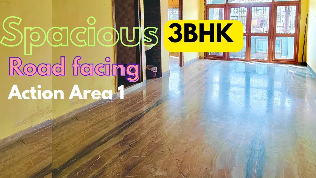 Beautiful 3bhk HIG 1480 SQFT flat near Newtown bus stand action area 1 Kolkata #3bed 