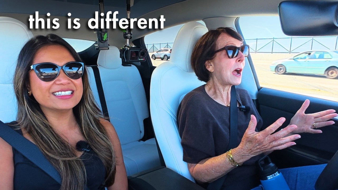 She Said No at First&hellip; But Then She Drove Tesla FSD