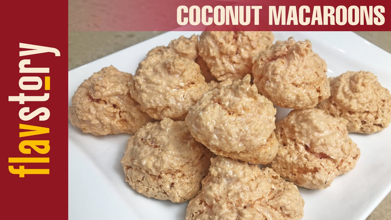 Coconut Macaroons | How to make Bakery Style Coconut Macaroons Recipe in Urdu & English By FlavStory