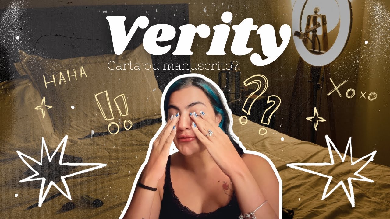 Vlog de leitura de Verity + Skincare + Livro novo