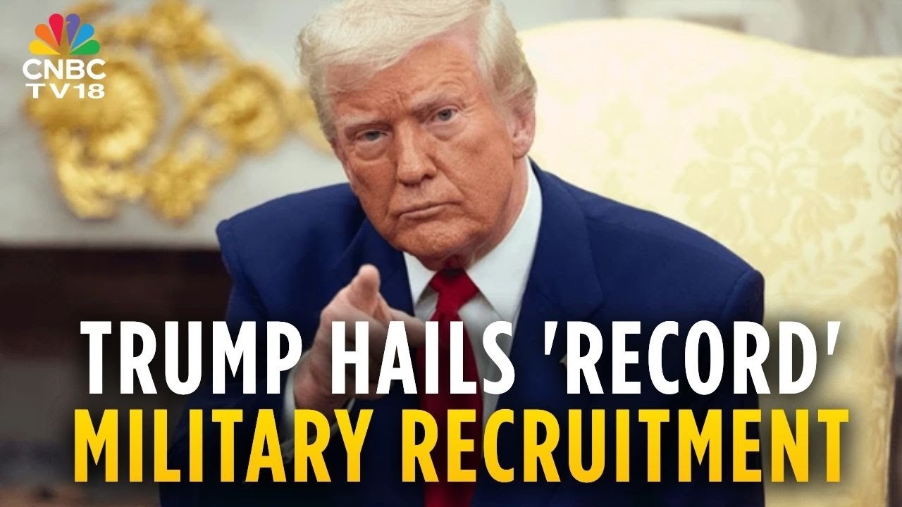 Donald Trump Hails 'Record' Military Recruitment And Merit-Based Hiring In US Armed Forces | N18G