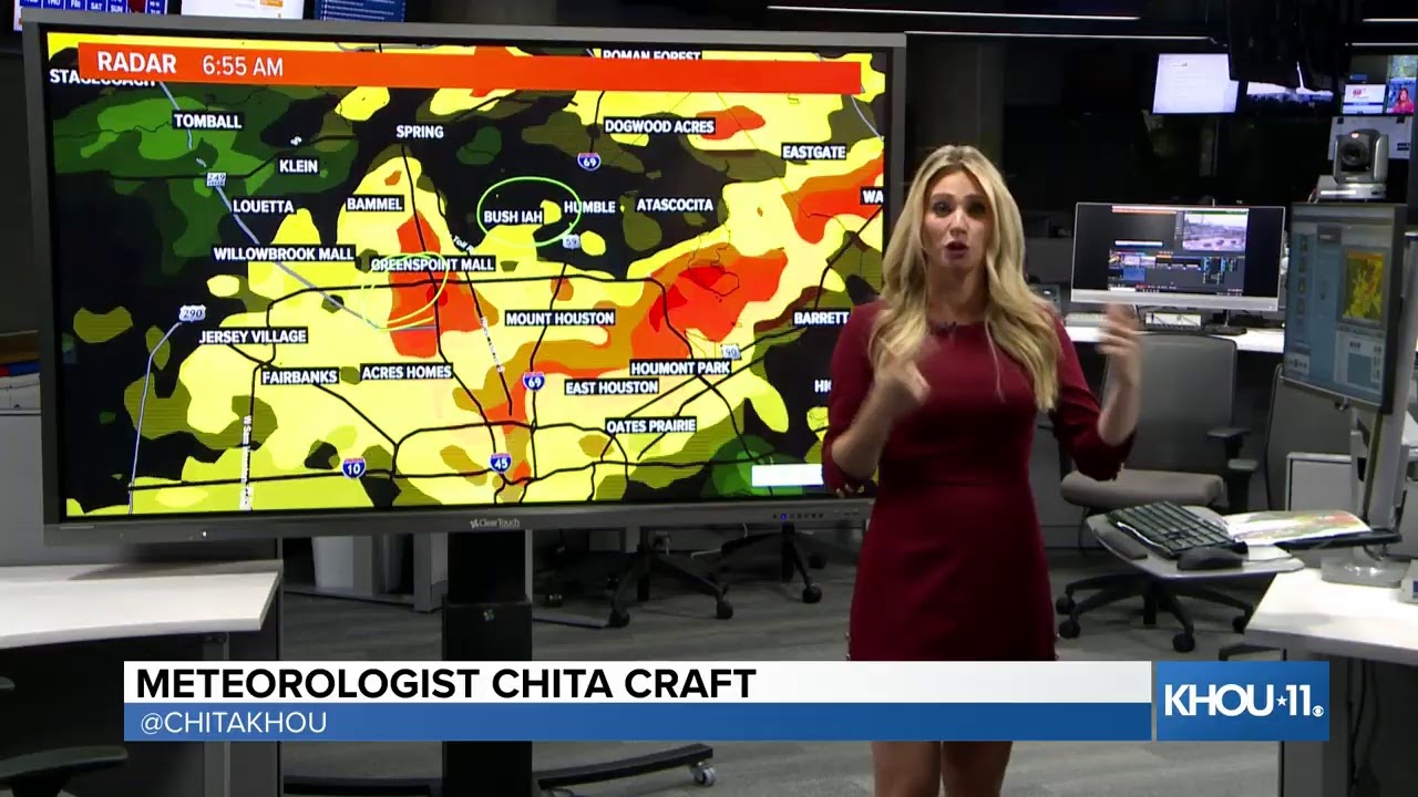 WEATHER UPDATE: Meteorologist Chita Craft has the latest on this morning's heavy rains