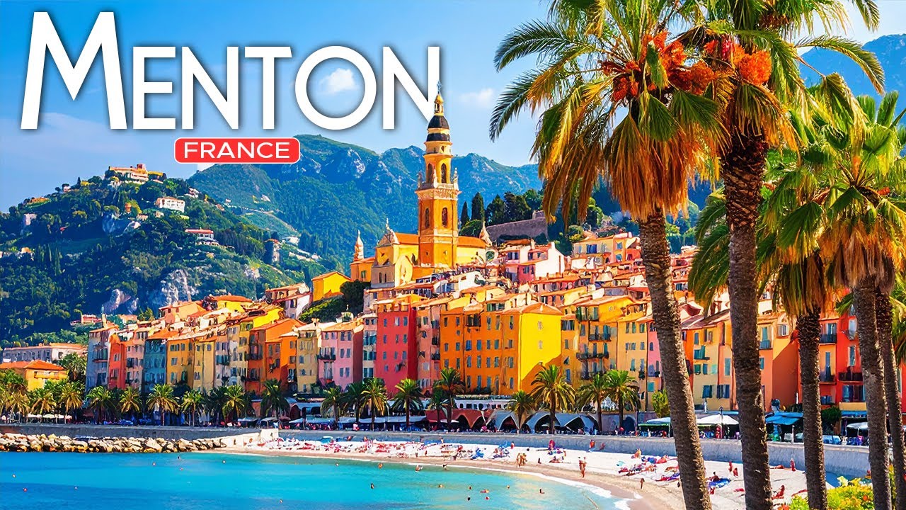 Menton | Walking Tour 4k | 
