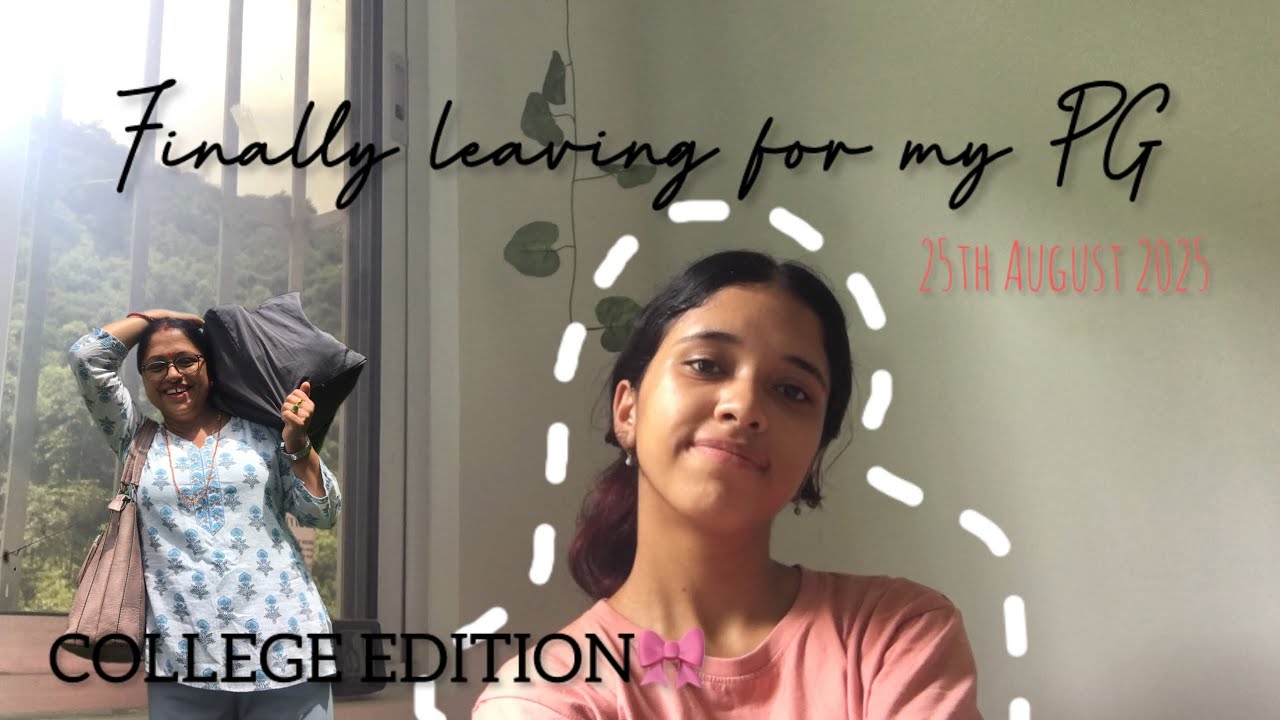 Leaving for my PG from home 🏡🥹 | missing home || ft. Neekita Sharma 