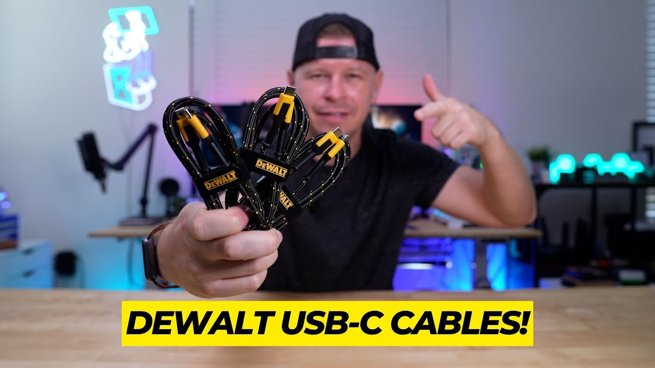 Обзор кабелей DEWALT Heavy Duty USB-C