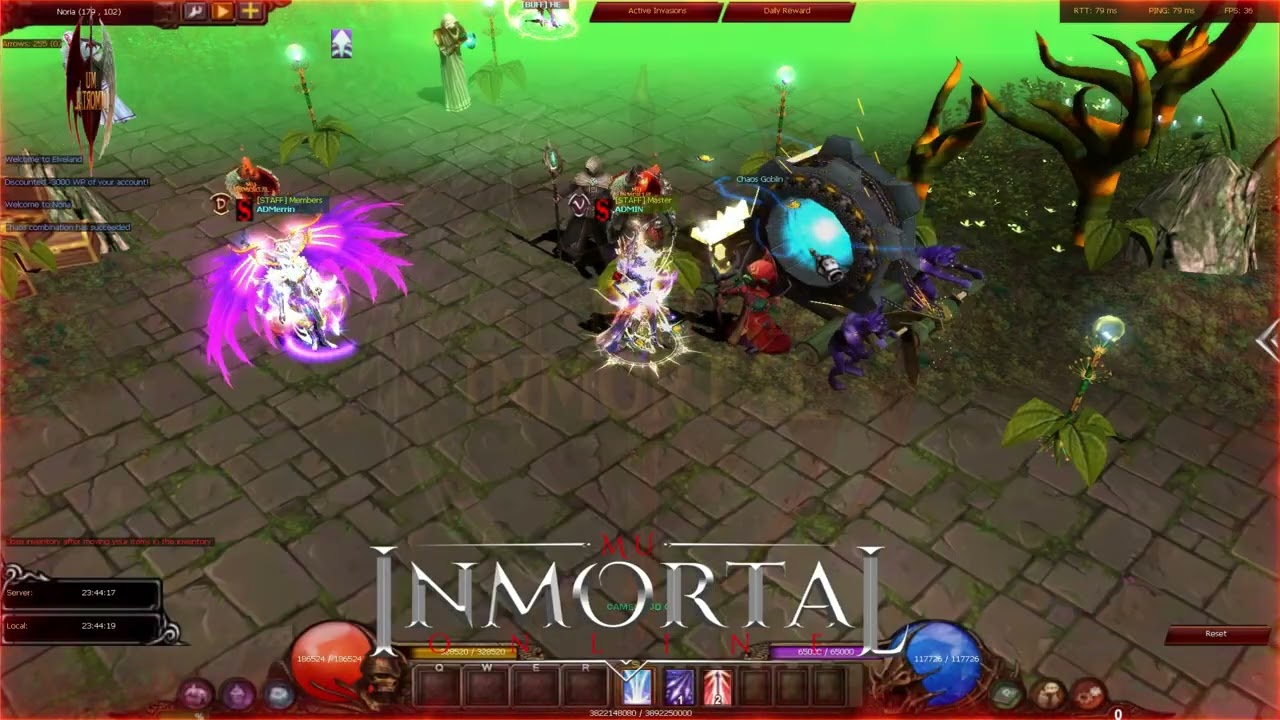 Mu InmortaL - Como evolucionar Set y Arma Darkangel a Holyangel