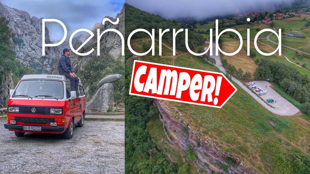 📍TIENES QUE VENIR AQUI al NORTE 🚐 PARKING CAMPER PEÑARRUBIA CANTABRIA RUTA INEDITA ¡VAYA SITIO!