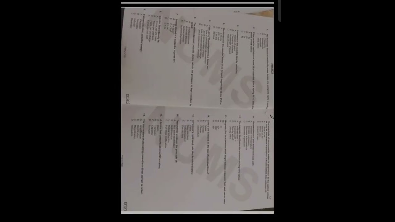 nums 2022 original paper solved paper #nums_test_2022 #mdcat2022 #pmcnotification #pmc