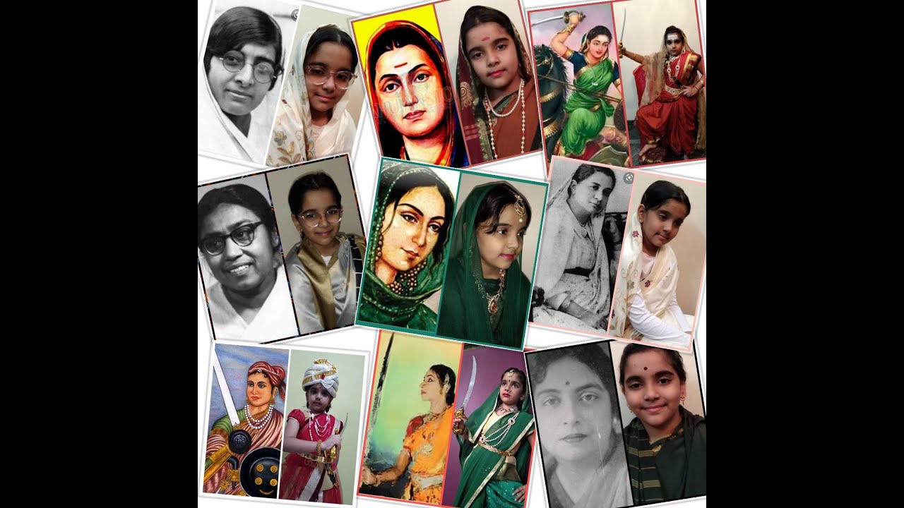 Female Freedom Fighters of INDIA🇮🇳 fancy dress by APPU