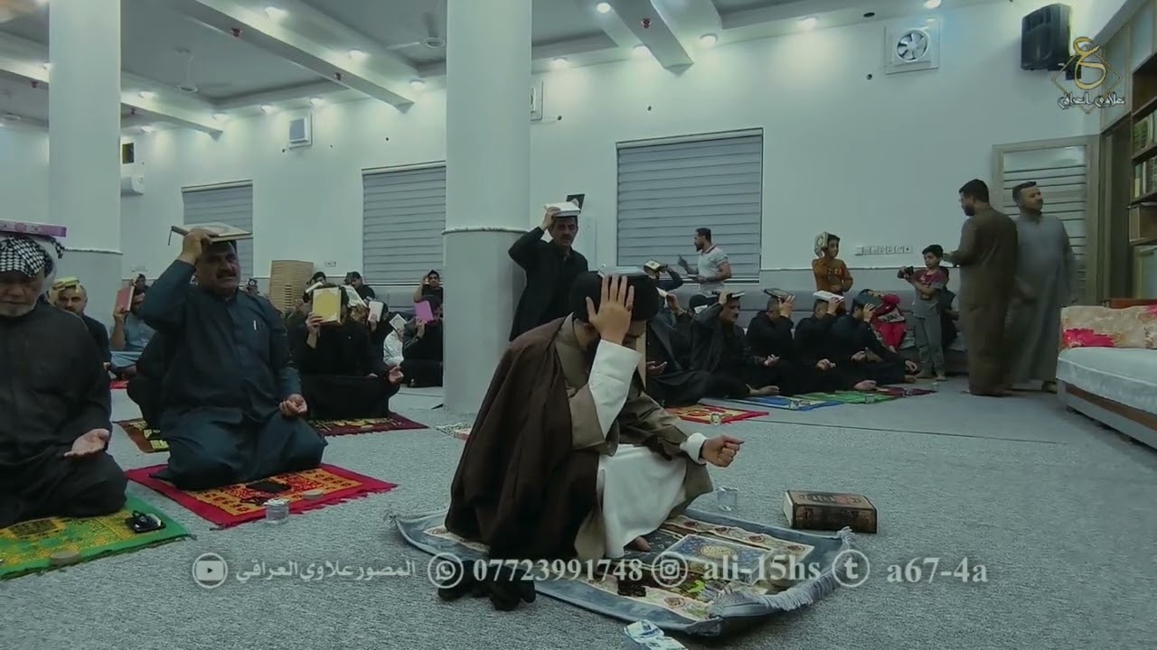 من  احياء اعمال ليلة القدر المباركة في مدينة الچبايش حضور كبير:🤲❤️  