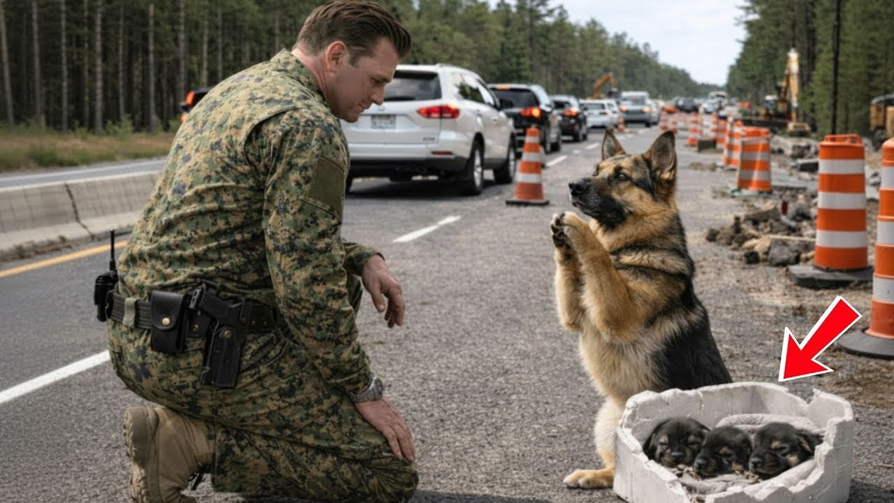 A Stray Mom Dog Begged Someone to Save Her Puppies—What a Navy SEAL Did Shocked Everyone