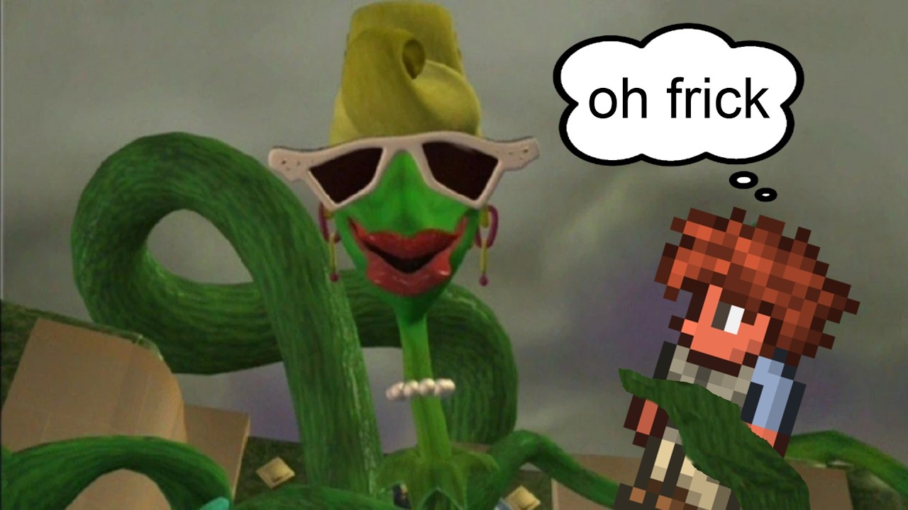 this stupid plant won't let go of me