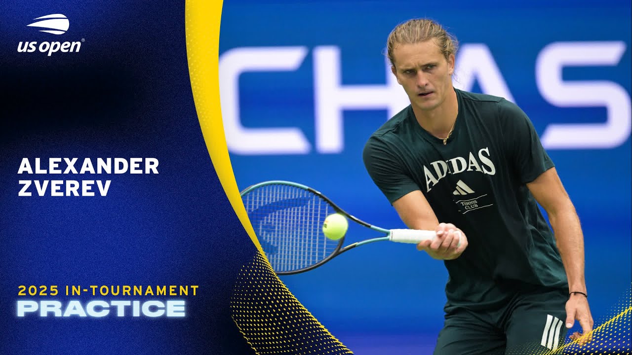 LIVE | Alexander Zverev | Practice Session | 2025 US Open