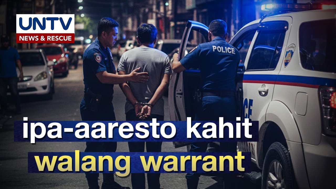 Pwede bang ipaaresto ang taong pinaghinalaang gumawa ng krimen kahit walang warrant of arrest?
