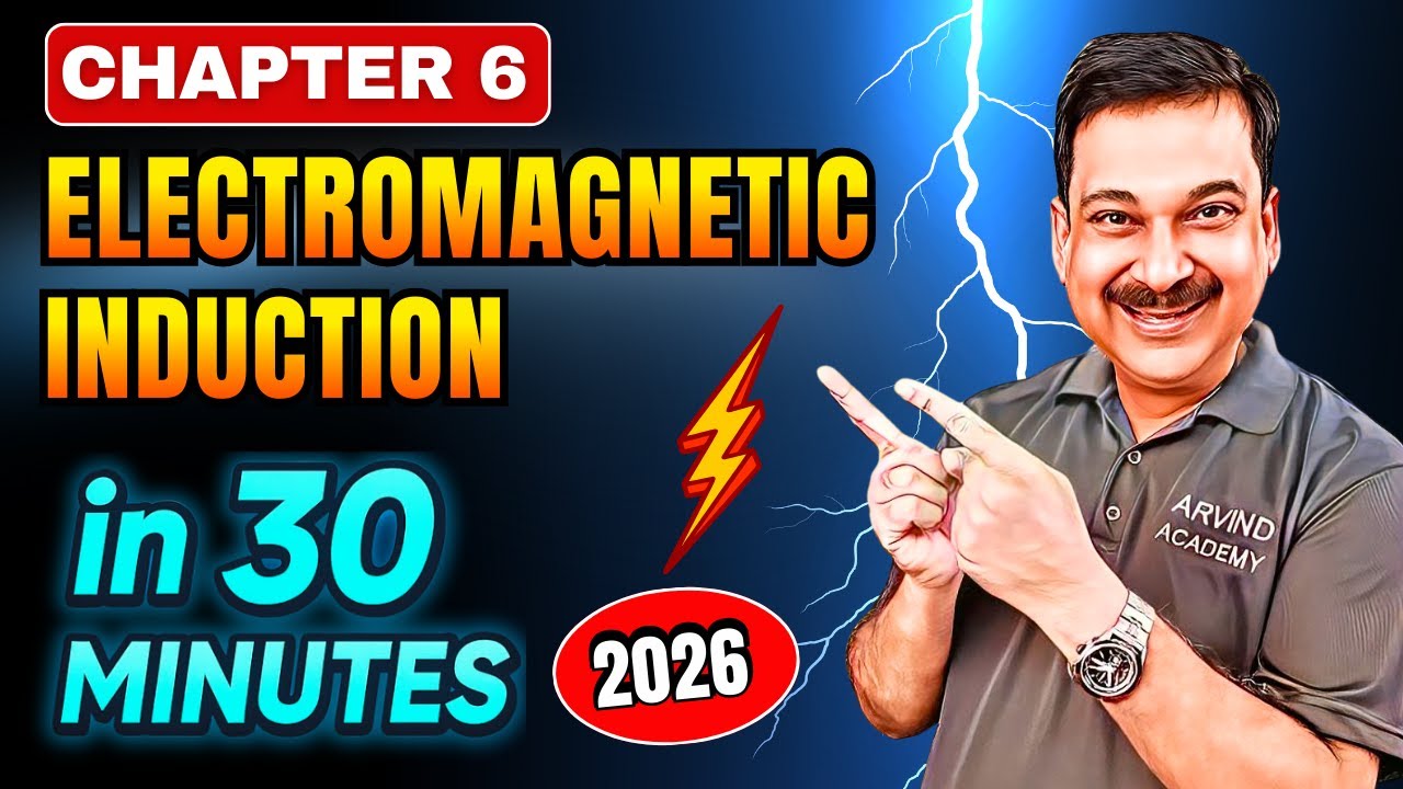 ⚡ Class 12 Physics 2026: Electromagnetic Induction in 30 Minutes 🧠 Full Marks Trick Exposed!