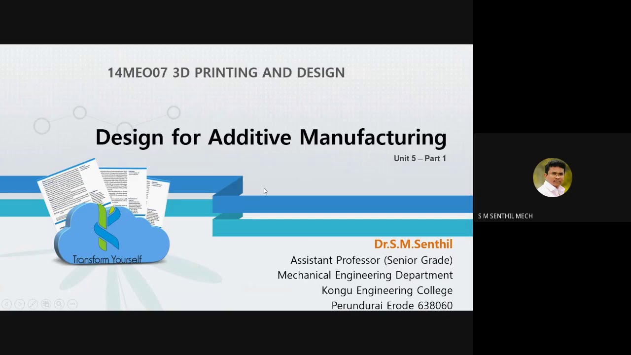 Design for Additive Manufacturing (DFAM)