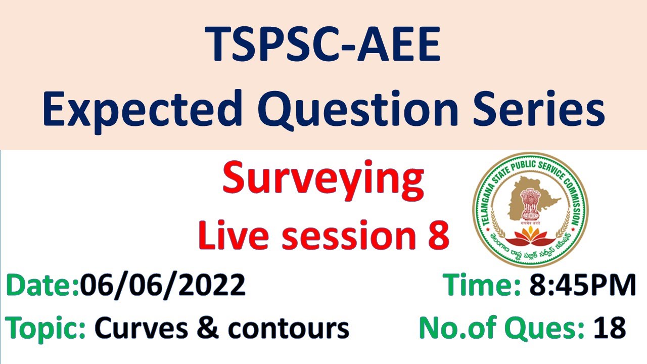 Surveying Session-8 I TSPSC-AEE I Expected Question series I CIVIL ENGINEERING I CIVIL INDEX I