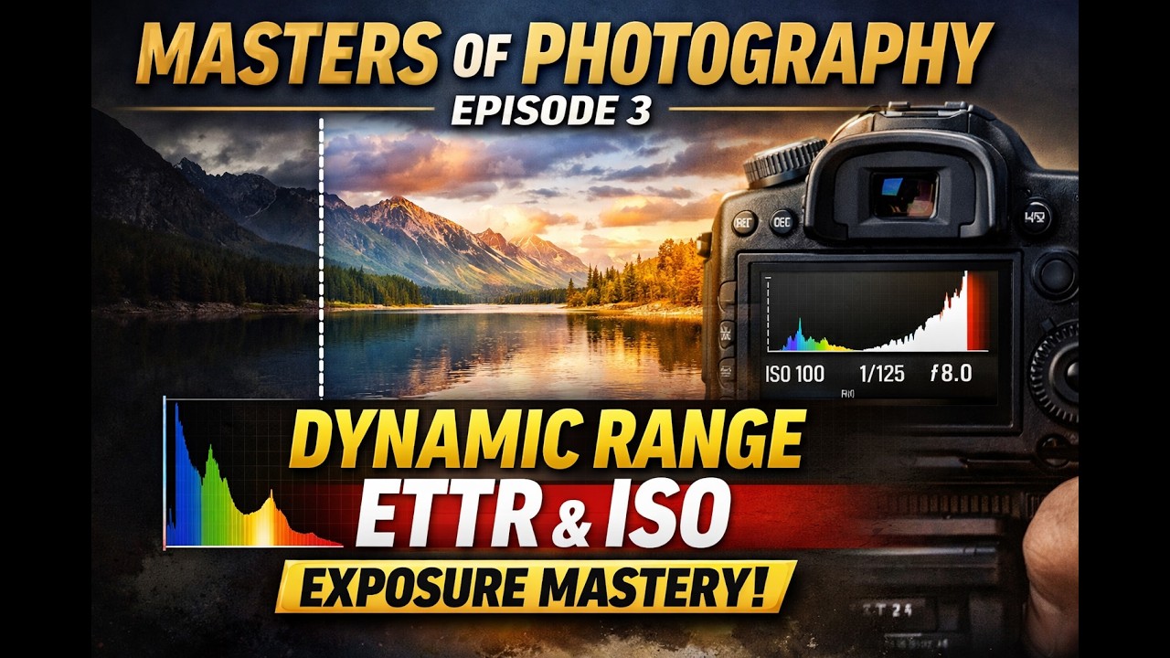 Understanding Dynamic Range, ETTR, and ISO – Exposure Mastery | Masters of Photography Ep. 3