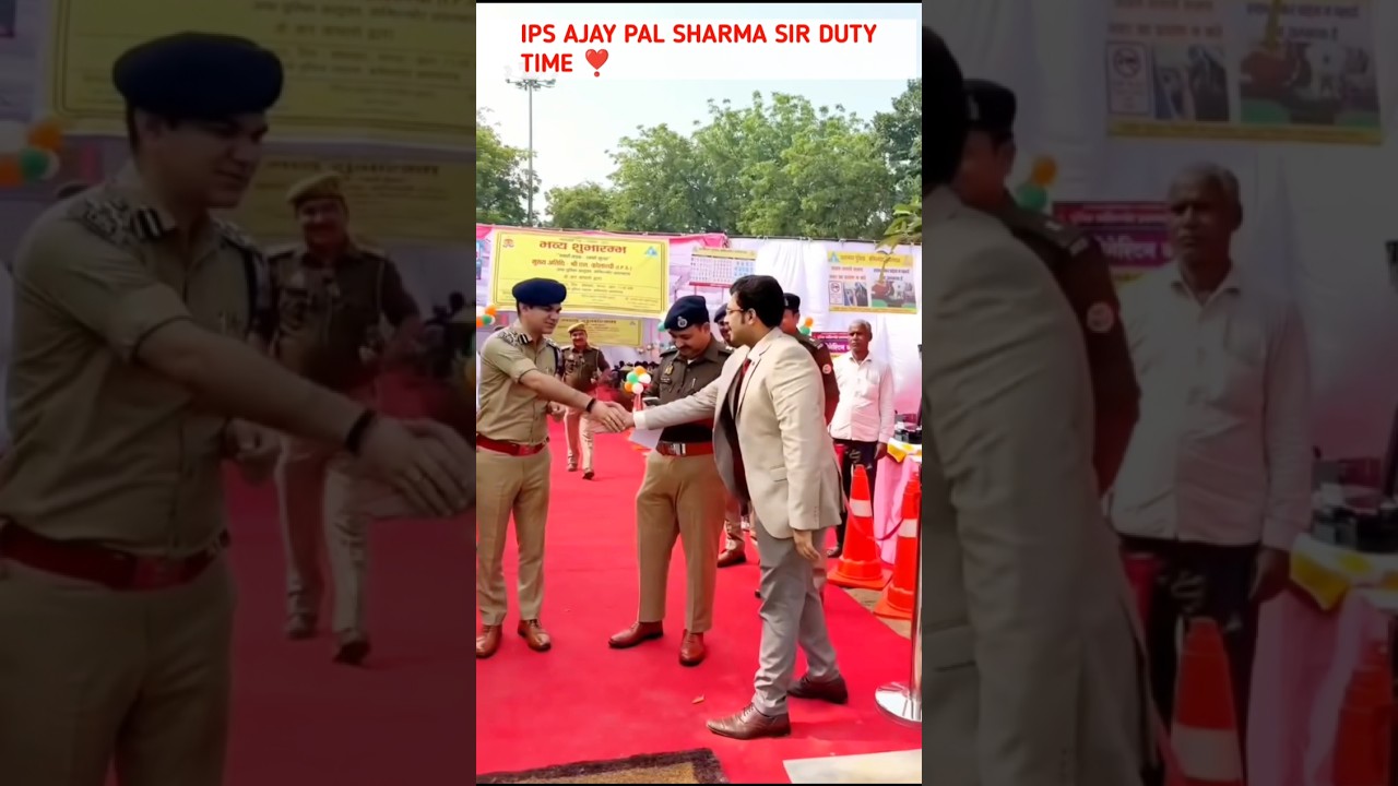 IPS AJAY PAL SHARMA SIR DUTY TIME ❣️ UPSC BEST MOTIVATION ❣️ #motivational #ipsofficer #ips #upsc