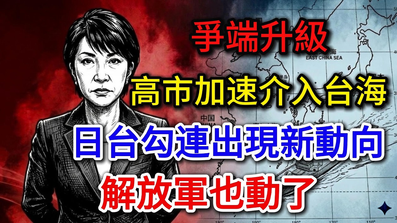 爭端升級，高市加速介入台海，日台勾連出現新動向，解放軍也動了