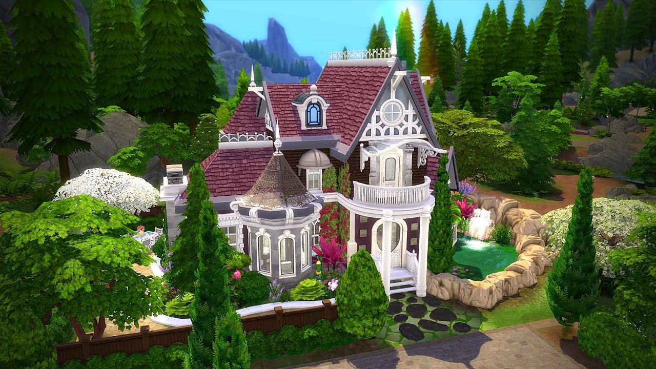 The Sims 4 || Speed Build || Glimmerbrook Magical House