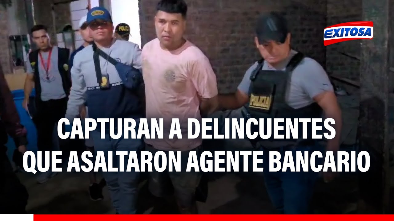 🔴🔵Ica: Policía captura a delincuentes que asaltaron agente bancario en el centro de la ciudad