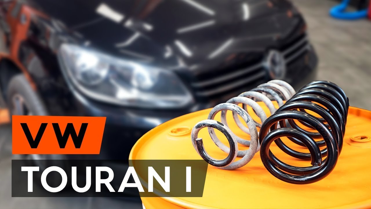 Wie VW TOURAN 1t3 Fahrwerksfedern vorne wechseln [AUTODOC TUTORIAL]
