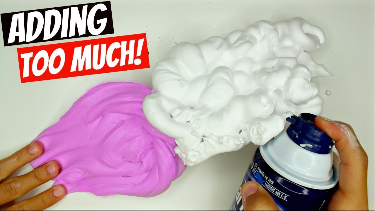 ADDING TOO MANY INGREDIENTS INTO SLIME! Adding Too Much Of Everything To SLIME!