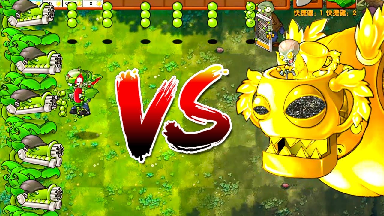 🤯 Gatling Pea Turret vs Dr. Zomboss! Can It Stop the Boss?! | PVZ Fusion