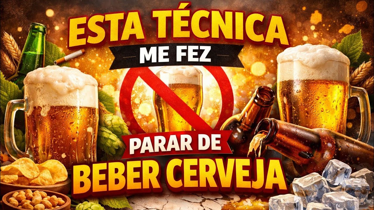 A melhor técnica para você parar de beber cerveja.