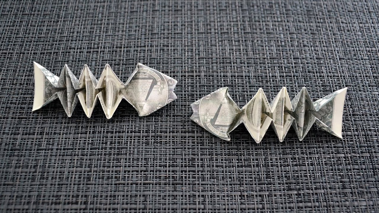 Interesting MONEY FISH | Dollar Origami | Tutorial DIY by NProkuda