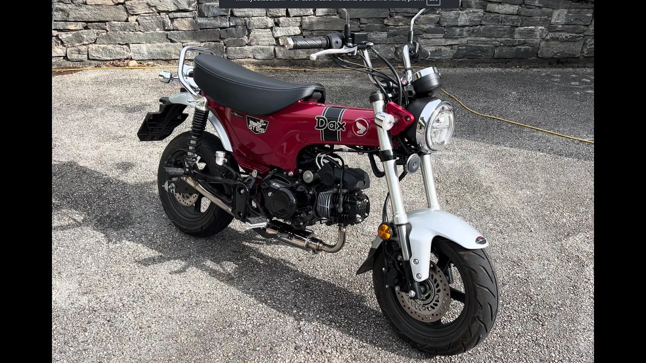 2022 Honda Dax ST125 - ZOOM exhaust sound