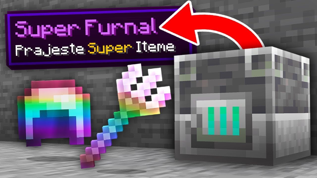 Minecraft dar daca Prajesti Iteme devin Super !