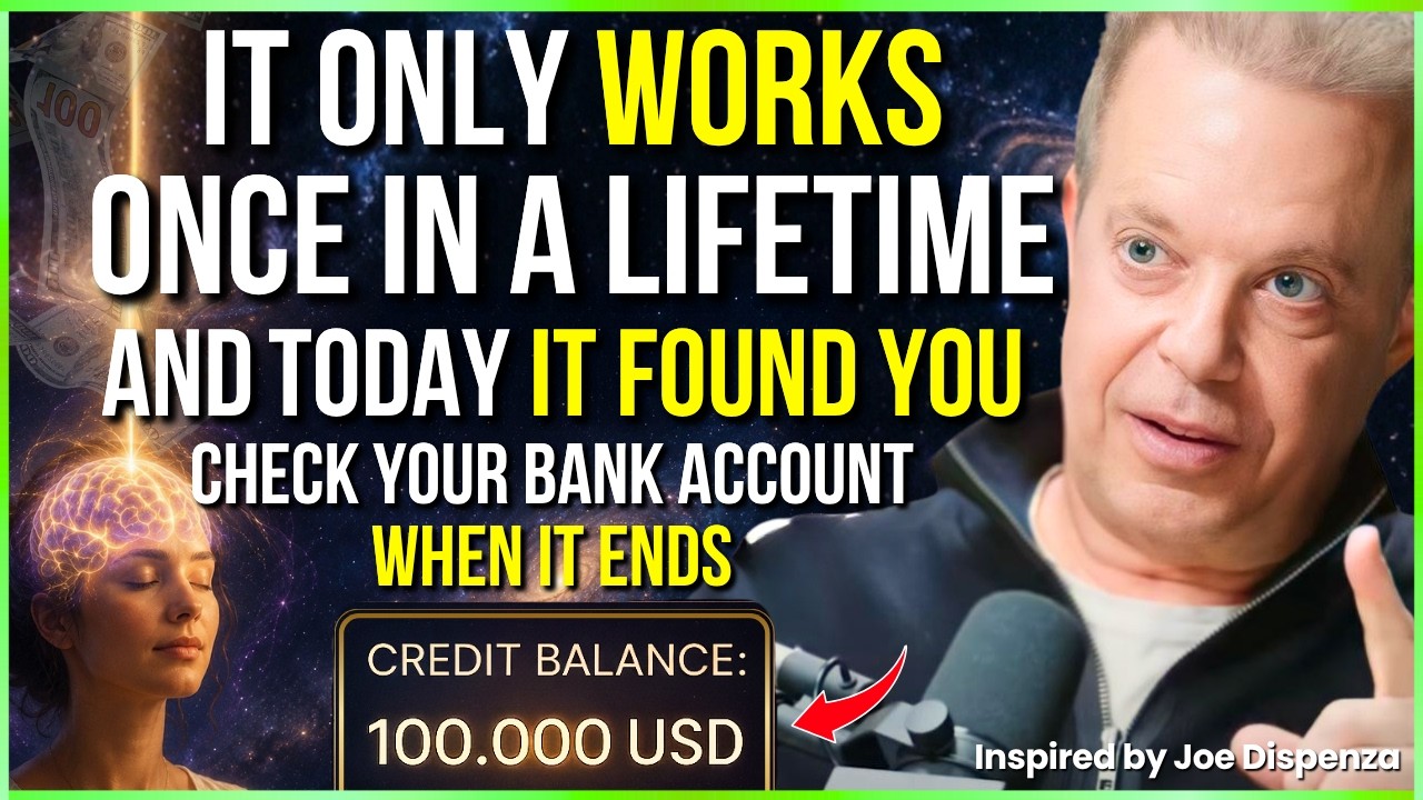 This METAPHYSICAL PRAYER WAS LOOKING FOR YOU - CHECK YOUR BANK ACCOUNT WHEN IT ENDS | Joe Dispenza