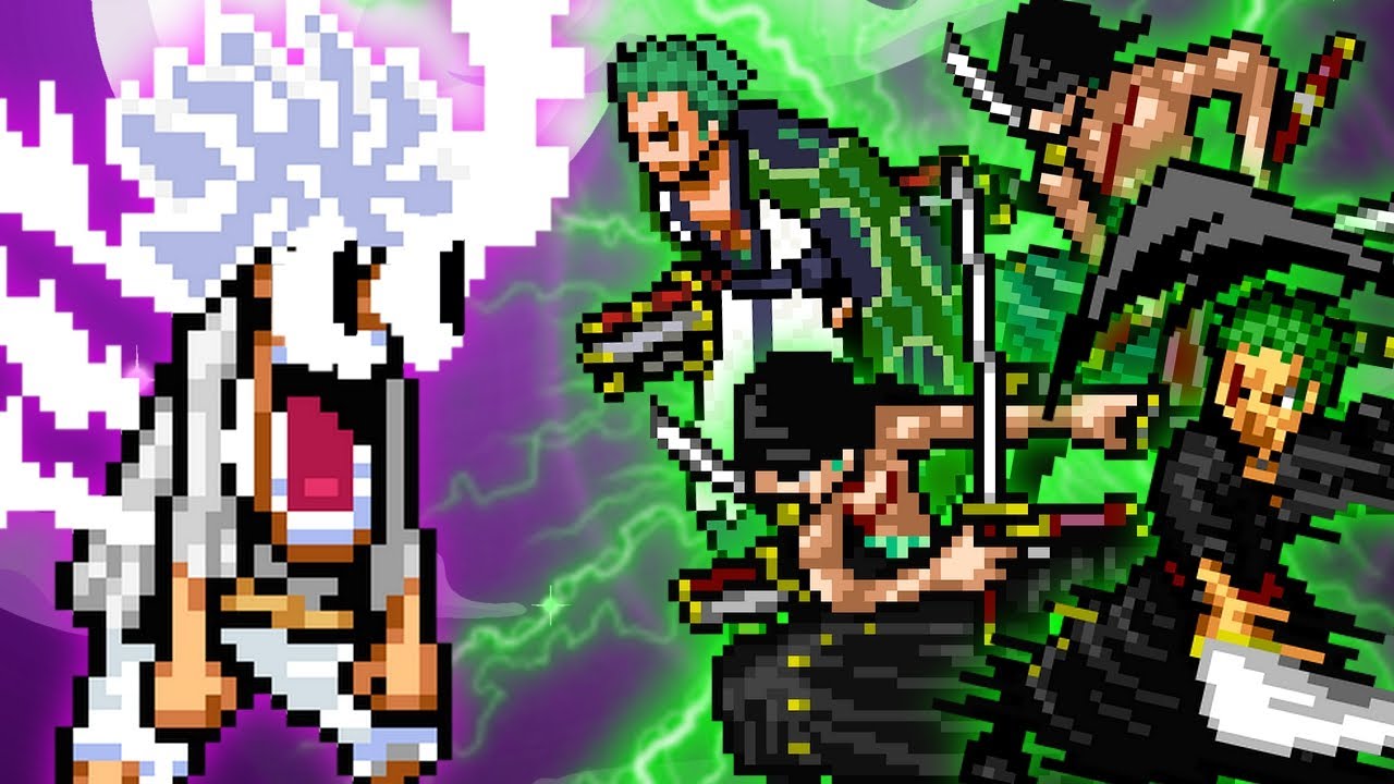 LUFFY GEAR 5 VS EVERY ZORO CHARACTER - ONE PIECE MUGEN