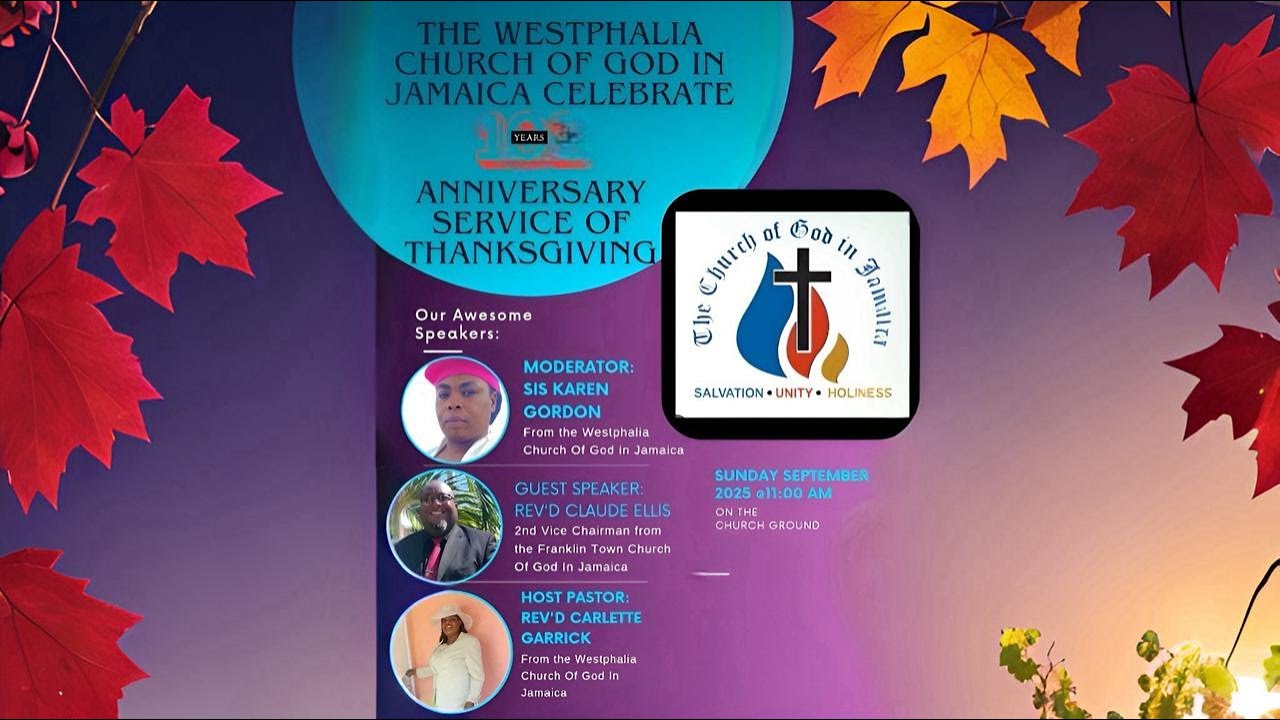 Westphalia Church of God in Jamaica celebrate 102
