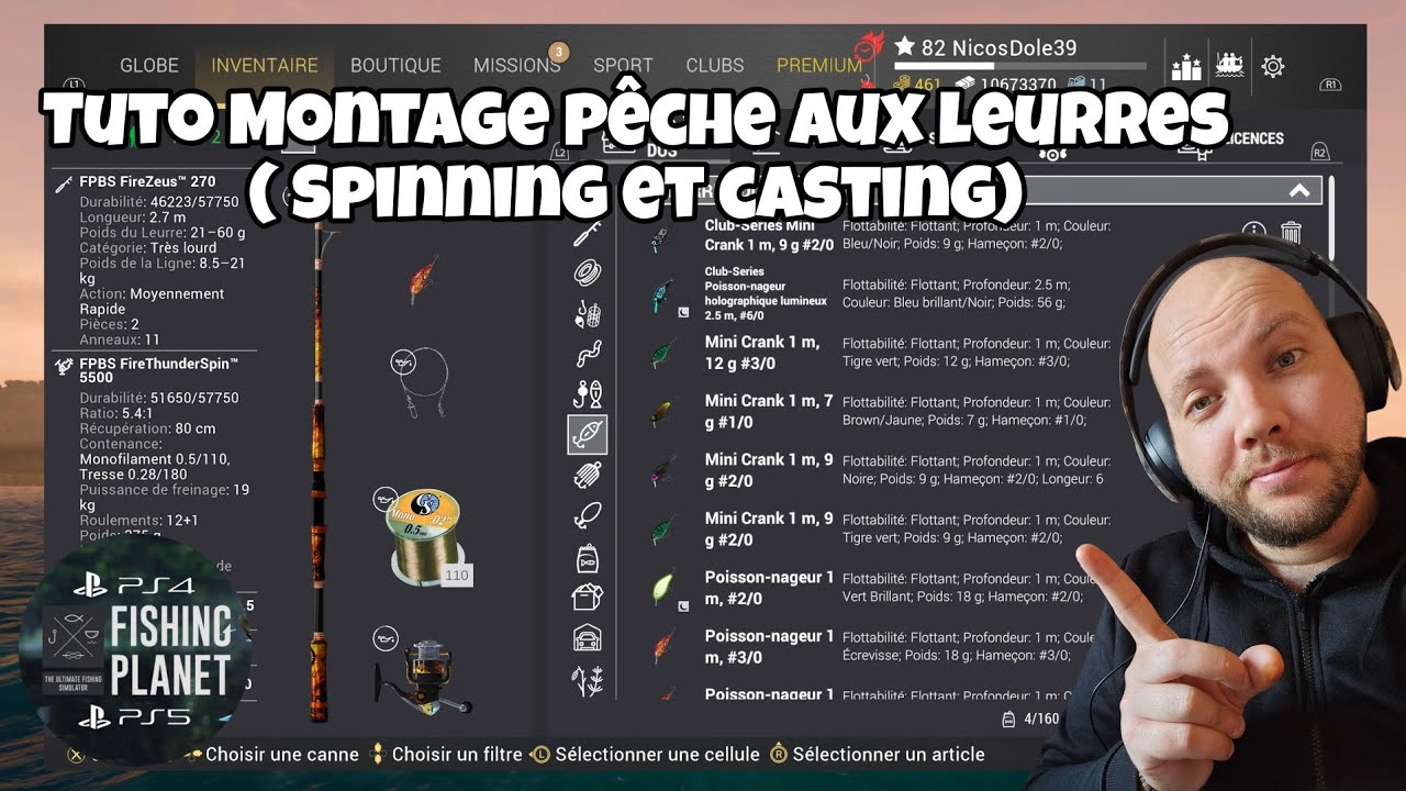 🔴TUTO FISHING PLANÈTE #3 Montage Canne Leurre