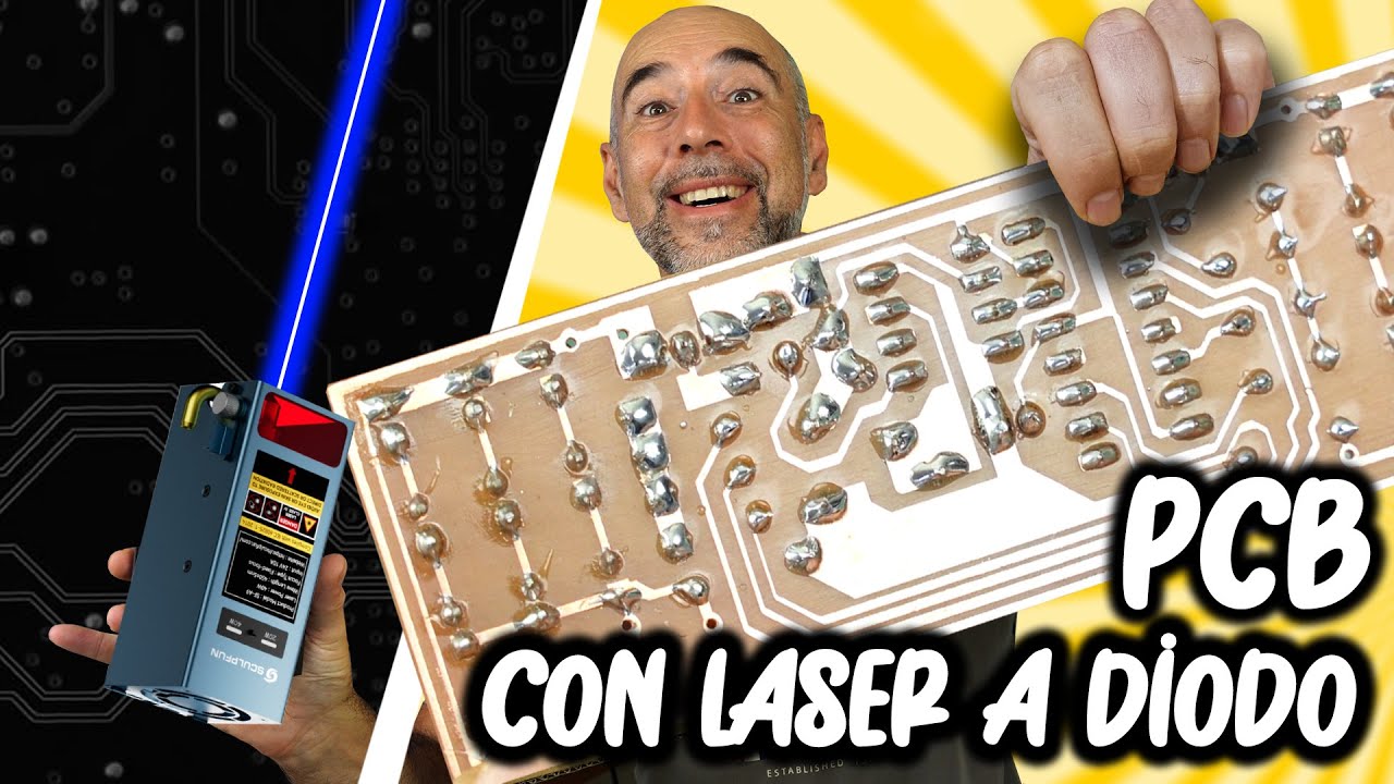 Come realizzare circuiti stampati con un laser a DIODO Sculpfun SF-A9 da 40W