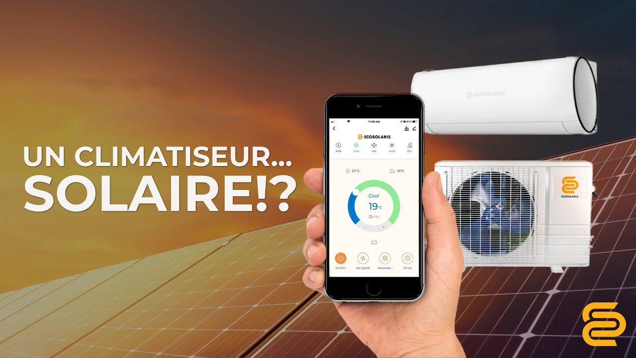 Un climatiseur solaire!? Climatisation / chauffage hors ou sur réseau via des panneaux solaires