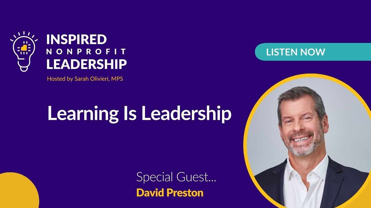 396: Learning Is Leadership with David Preston