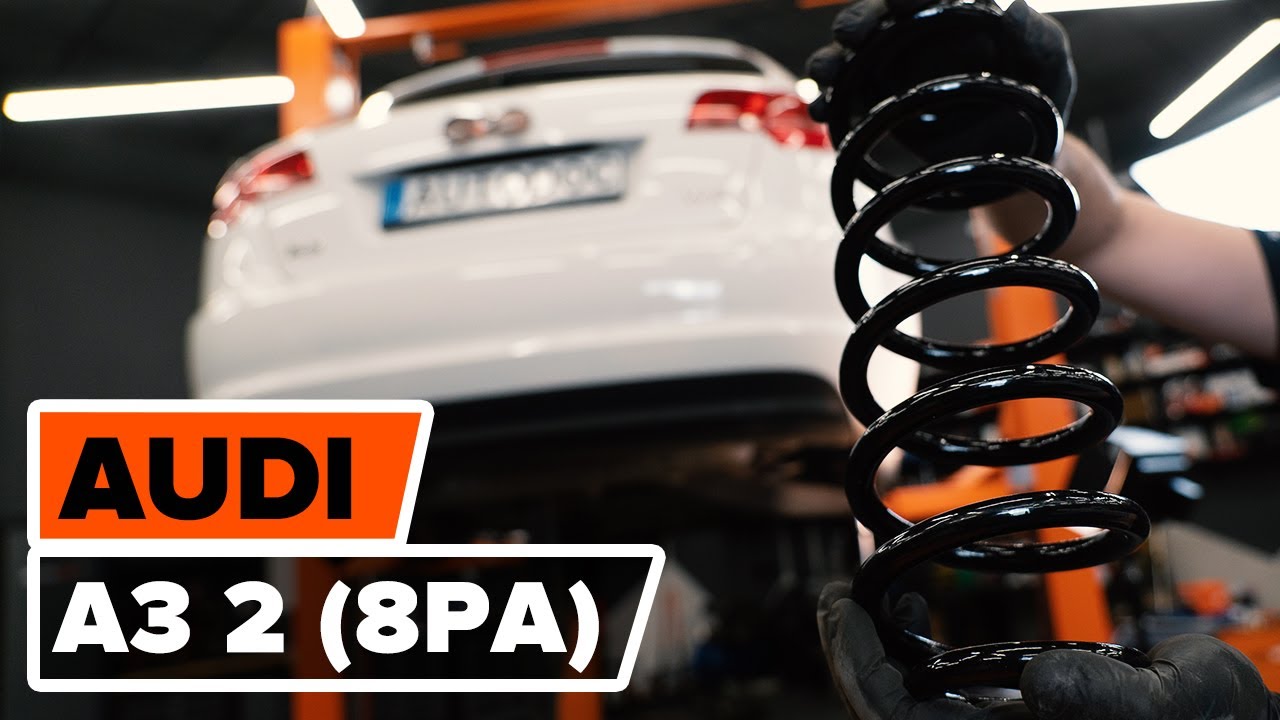 Comment remplacer ressort de suspension arrière sur AUDI A3 2 (8PA) [TUTORIEL AUTODOC]