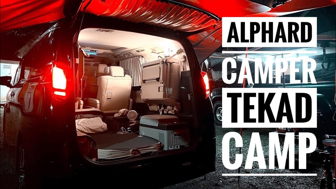 Alphard camper Tekad camp (no build ASMR)