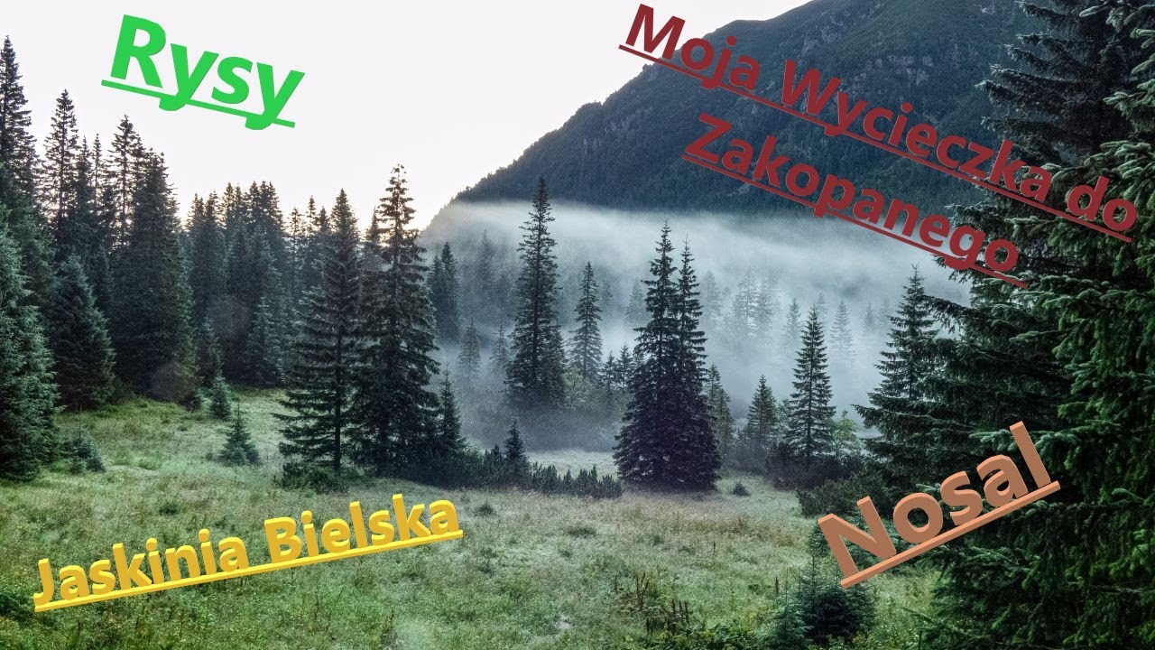 Moja Wycieczka do Zakopanego Czyli Rysy Jaskinia Bielska i Nosal
