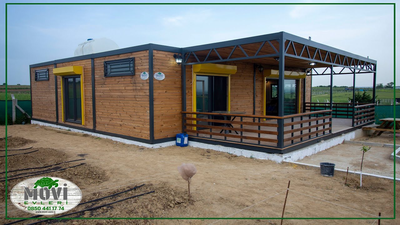Çatalca - İzzettin Köyünde Montajını Yaptığımız Datca Modeli Evimizde Yaşam Başladı. Container House